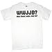 WWJJD? What Would Judge Judy Do? T-Shirt (CHOICE OF WHITE OR BLACK T-SHIRT)