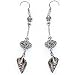 Gift for Girls - Dangle Earrings In Sterling Silver 3.5 inches (ers187)