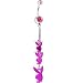 Pink Playboy Triple Bunny Head Drop Belly Ring
