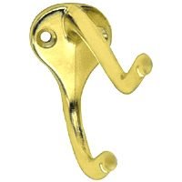 Stanley Hardware Coat/Hat Hook Brass Finish 75-6100