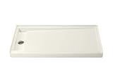 Kohler K-9949-0 Groove Acrylic Receptor 60-Inch by 32-Inch Left-Hand Drain, White