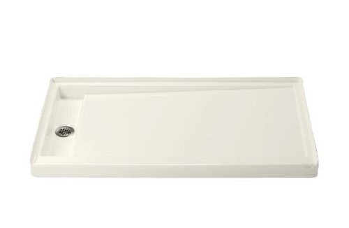 Kohler K-9949-0 Groove Acrylic Receptor 60-Inch by 32-Inch Left-Hand Drain, White