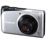 Canon Powershot A2200 14.1 MP Digital Camera with 4x Optical Zoom (Silver)