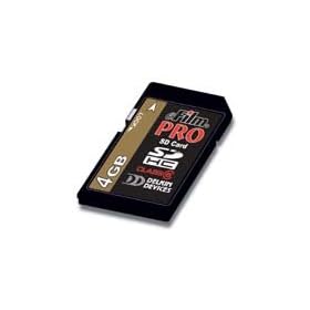 Delkin Devices DDSDPRO2-4GB 4GB 150X SDHC eFilm Secure Digital Pro Card by 