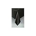 Plastic Rectangular TableCovers 54" x 108" - 20 Colors Color: Black