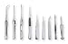 Westward 4YR08 Tweezer Kit, 9 PC