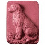 Dog Sitting Soap Mold