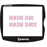 Giottos Aegis 59.7 x 50.4mm Professional Glass LCD Screen Protector for the Nikon D40 / D40X, 12 Layers of Multi-Coatings Each Side.