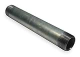 Power First 1UHC7 Nipple, Rigid Conduit, 1 1/2In, 12In Length