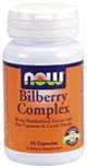 Bilberry Complex 50 Caps 80 mg By NOW Foods
