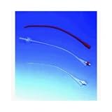 Coude/Tiemann Red Rubber Urethral Catheters - 14 Fr. - Box of 10