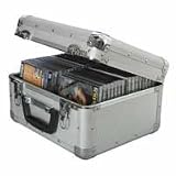 Aluminium CD wallet, 40 CDs
