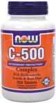C-500 Complex by NOW Foods - Vitamins (500mg - 250 Tablets)