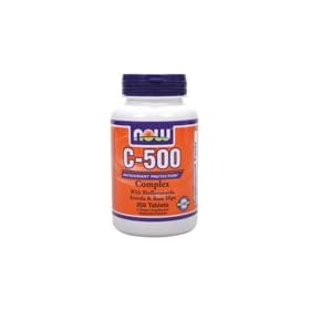 Now Foods, C-500 Complex, With Bioflavonoids, Acerola & Rose Hips, 250 Tablets.