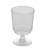 100 Stiel-Gläser für Rotwein, PS 0,2 l Ø 7,2 cm 10,1 cm glasklar einteilig