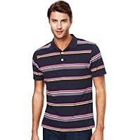 Blue Harbour Pure Cotton Bright Striped Polo Shirt