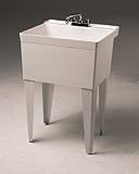 Crane FIAT FL-1 Single Bowl Laundry/Utility Sink - Floor Mount