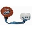 Philadelphia Eagles Baby Pacifier With Football Design Clip