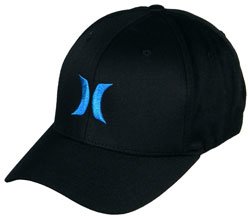 Hurley One and Only Hat - Black / Cyan