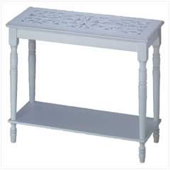 Intricately Carved-Top Table