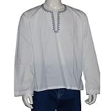 Indian Kurta or Short Shirt Mens Casual Fashion for the Summer Fashion Size L (gsk318)