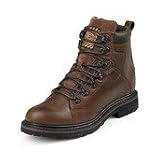 Justin Boots Mens 6 Worker II Series Work Boot Brown Trapper by Justin Boots