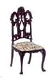 Dollhouse Miniature Bespaq Side Chair