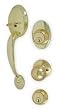Battalion 1TPY3 Lockset, Light Duty, Brass, Combo Entry