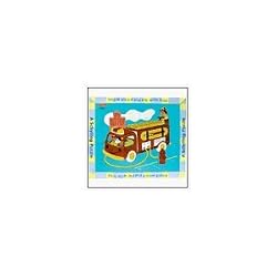 Fire Truck Wooden Puzzle