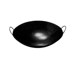 24 Curved Rim Wok (12-0521)