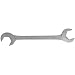 Martin 3722A Forged Alloy Steel 1-3/16" x 1-3/16" Opening 15 and 60 Degree Angle Hydraulic Wrench, 11" Overall Length, Chrome Finish