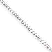 Sterling Silver 1mm Round Franco Chain Necklace - 24 Inch - Italian