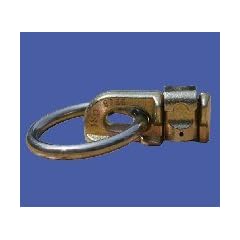 10 St�ck Double-Stud-Fitting mit Ring (Zurr�se Flug�se) f�r Airlineschiene Belastbarkeit 1.100 daN