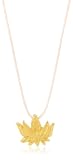 Dogeared Make a Wish'' New Beginnings Lotus Charm Sterling Silver with Pink Silk Thread Necklace, 18