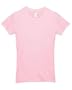 Anvil Women's Short Sleeve 6 oz Cotton/Spandex T-Shirt 879 pink Medium