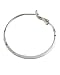 Hammered Sterling Silver Hoop Earrings
