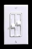 Monte Carlo ESSWC-2 Multi-Function Wall Switch, 1.25-Amp Fan, 500-Watt light, White