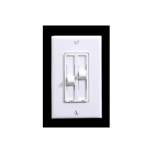 Monte Carlo ESSWC-2 Multi-Function Wall Switch, 1.25-Amp Fan, 500-Watt light, White by Monte Carlo