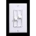 Monte Carlo ESSWC-2 Multi-Function Wall Switch, 1.25-Amp Fan, 500-Watt light, White