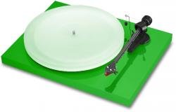 Pro-Ject Debut Carbon Esprit glänzend grün Manueller Plattenspieler mit montiertem Tonabnehmer Ortofon 2M Red