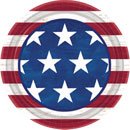 Americana Dessert Plates 50ct