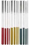 12pc 180mm 3 Grit Diamond Needle File Set