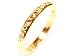 Jewelry : Diamond Engraved Stacking Ring or Wedding Ring, 18k Yellow Gold, Ring Size 6.5 (T.w 0.10)