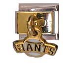 Clearly Charming SF Giants Major League Baseball MLB Italian Charm Fully Licensed by ProCharms