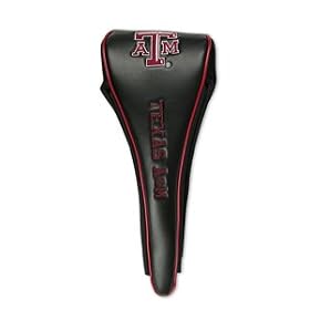 Texas A&M Aggies College NCAA Logo Single Magnetic Golf Driver Headcover