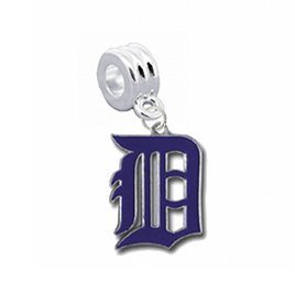 Detroit Tigers Charm with Connector 