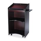 SAFCO PRODUCTS Executive mobile lectern with pullout side shelf, mahogany SAF8918MH Sold... by Lecterns
