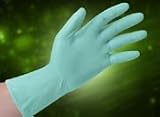 12 Aloetouch Nitrile Exam Gloves Size: Medium Qty: 500 per Case