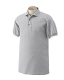 Personalized custom embroidered golf tees design on polo shirt, youth small 6-8, sport grey