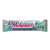 3 Musketeers Mint Bars with Dark Chocolate, 1.24 Oz / Pack, 24 ea